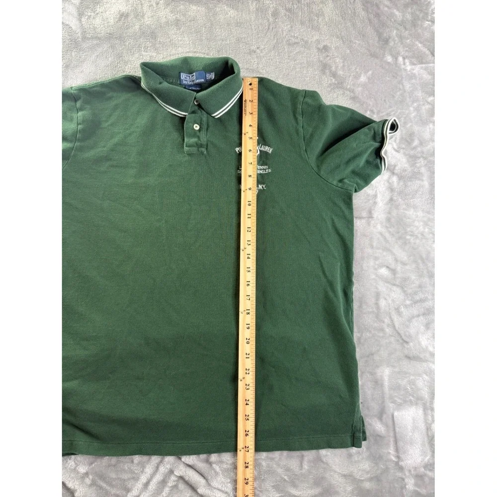 Polo Ralph Lauren Lawn Tennis Singles New York 1967 Men's XXL Green